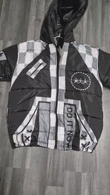 Midnight Check Puffer Jacket