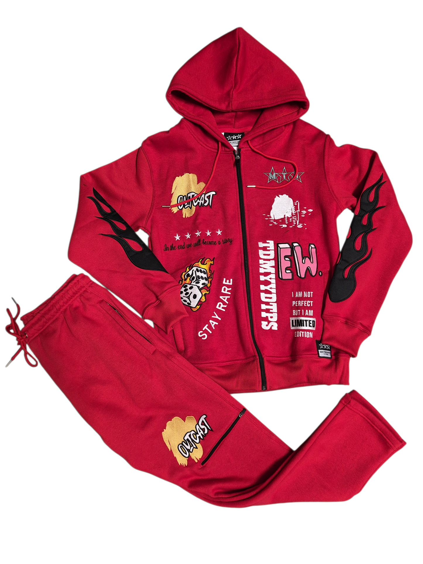 Outcast Flame Street Tracksuit