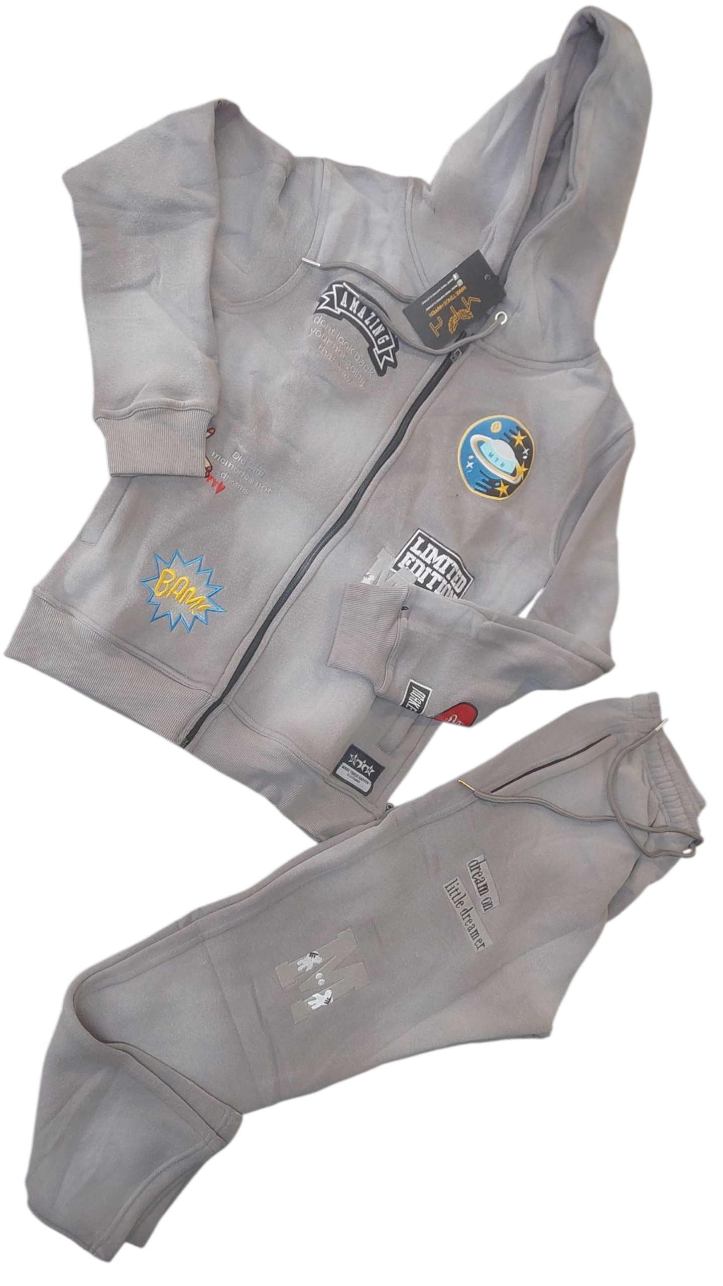 MTH acid wash tracksuits