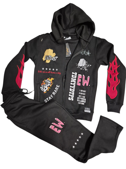Outcast Flame Street Tracksuit