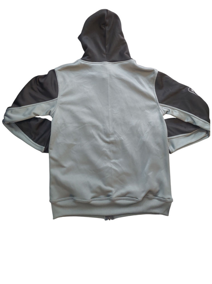 MTH MTRACK TRACKSUIT Grey & Black Hooded Jacket & Matching Pants Set for Men