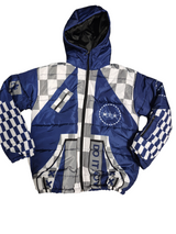 Midnight Check Puffer Jacket